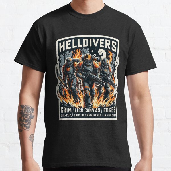 Item preview, Helldivers Unleash Chaos Amidst Ruins: Dark Gaming Art designed and sold by djbogy97.