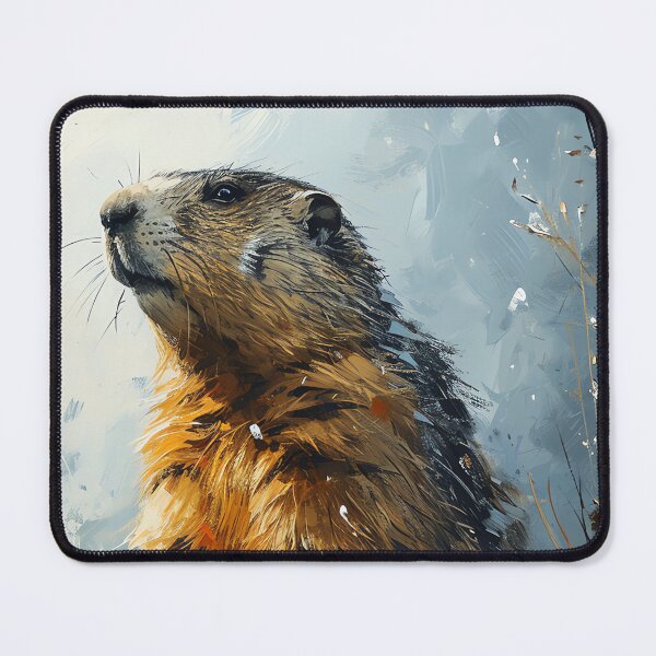 Item preview, Cute Groundhog,  Wildlife Art for all Animal Lovers designed and sold by WILDEVIOLET.