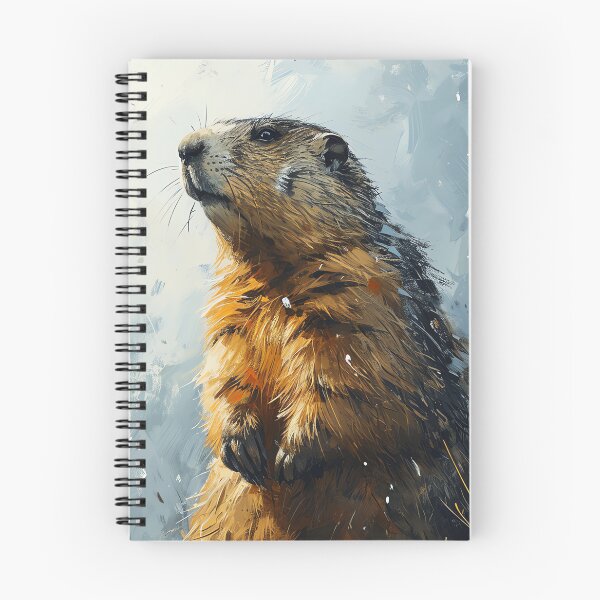 Item preview, Cute Groundhog,  Wildlife Art for all Animal Lovers designed and sold by WILDEVIOLET.