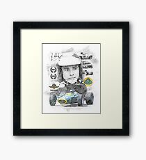 Jim Clark Framed Print