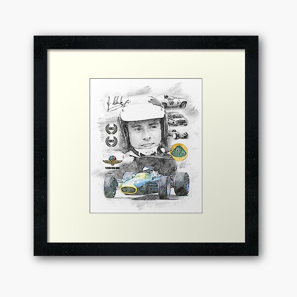 Jim Clark Framed Art Print