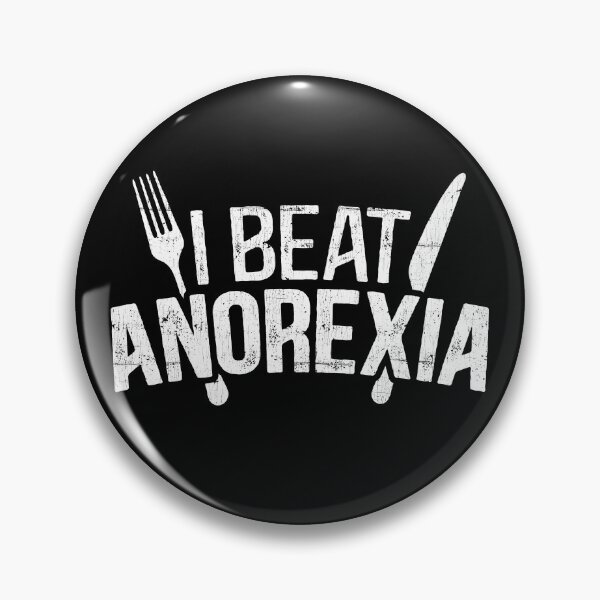 Item preview, I beat Anorexia Eating Disorder Awareness designed and sold by Dolphin Graphic.