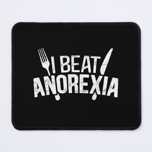 Item preview, I beat Anorexia Eating Disorder Awareness designed and sold by Dolphin Graphic.