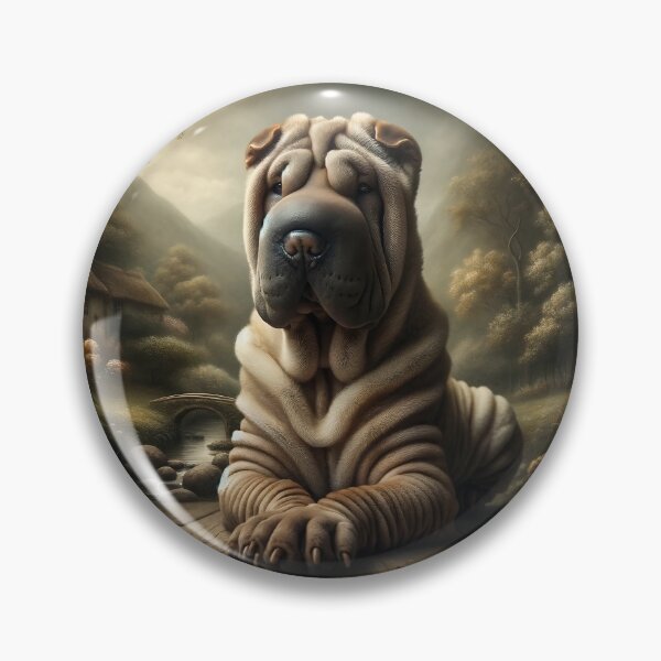 Item preview, Wisdom in Wrinkles: The Shar Pei and its Ancient Serenity designed and sold by ArtemioVisions.