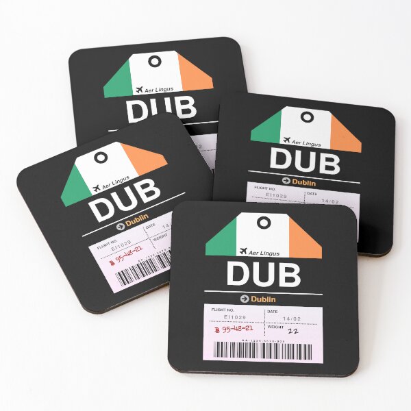 Item preview, Dublin Airline Luggage Tag designed and sold by RabbitK.