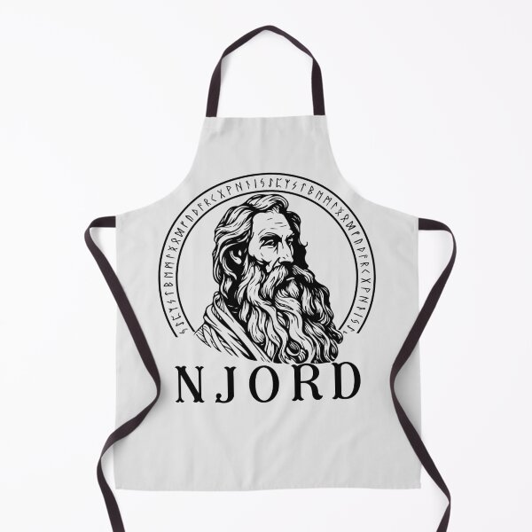 Item preview, Njord Viking God of the wind and the sea Norse Mythology and runes designed and sold by Lady-Frost.