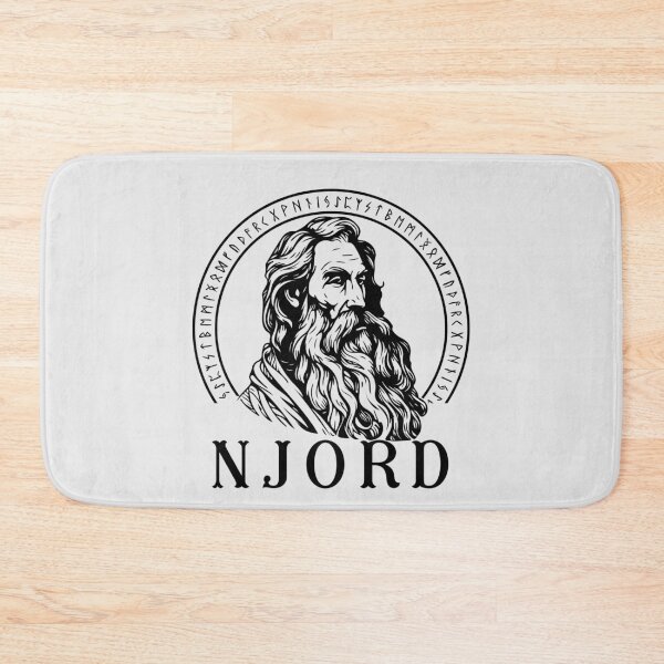 Item preview, Njord Viking God of the wind and the sea Norse Mythology and runes designed and sold by Lady-Frost.