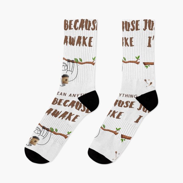 Item preview, Just Because I'm Awake Doesn't Mean Anything Funny T-shirt designed and sold by MAGness.
