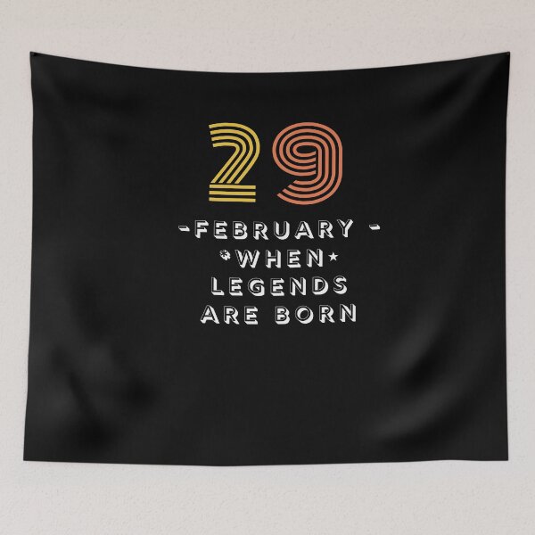 Item preview, "February 29: When Legends Are Born" Tee - Commemorating Leap Day Excellence designed and sold by AI-volution.