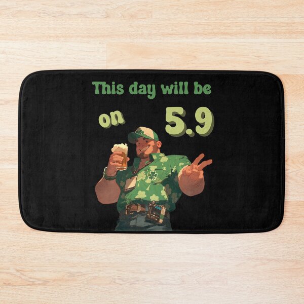 Item preview, This Day Will Be On 5.9 Radio Operator Funny Gifts For Amateur Radio Lovers Ham Radio Fans St Patricks Day Lovers designed and sold by Waves-of-Art.