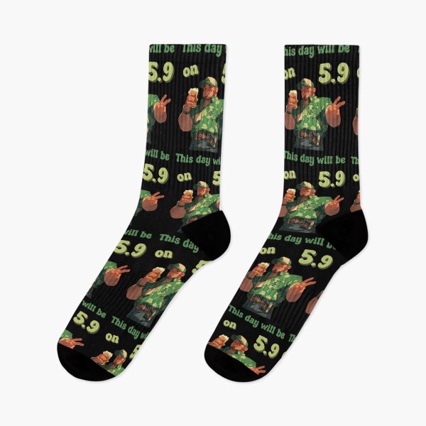 Item preview, This Day Will Be On 5.9 Radio Operator Funny Gifts For Amateur Radio Lovers Ham Radio Fans St Patricks Day Lovers designed and sold by Waves-of-Art.