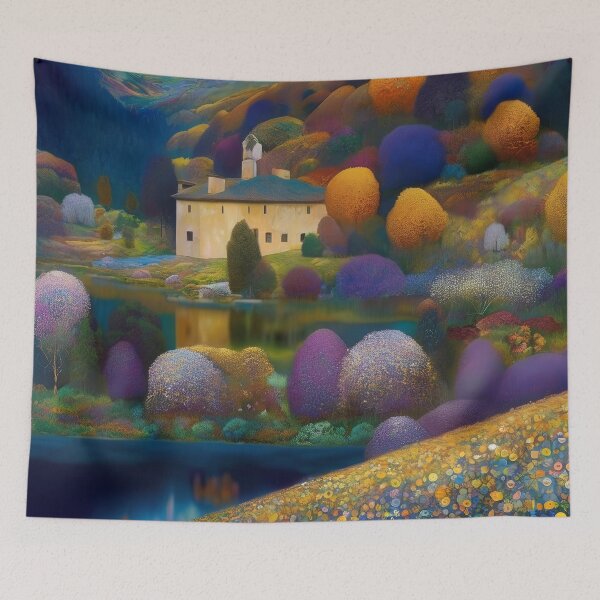 Item preview, Inspired By Gustav Klimt Landscapes designed and sold by Tamas Das.