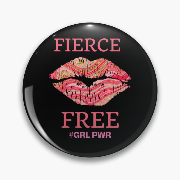 Item preview, Fierce and free girl power international womens day  designed and sold by Lulustarfox.