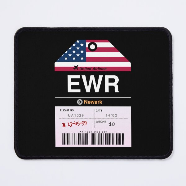 Item preview, Newark Airline Luggage Tag designed and sold by RabbitK.