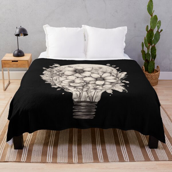 Item preview, Flowers in a light bulb designed and sold by Blue Eye.