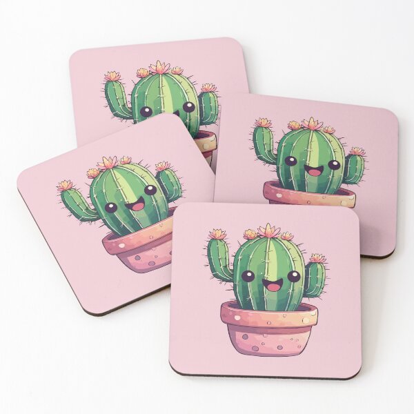 Item preview, cute cactus kawaii designed and sold by RemonMichel.