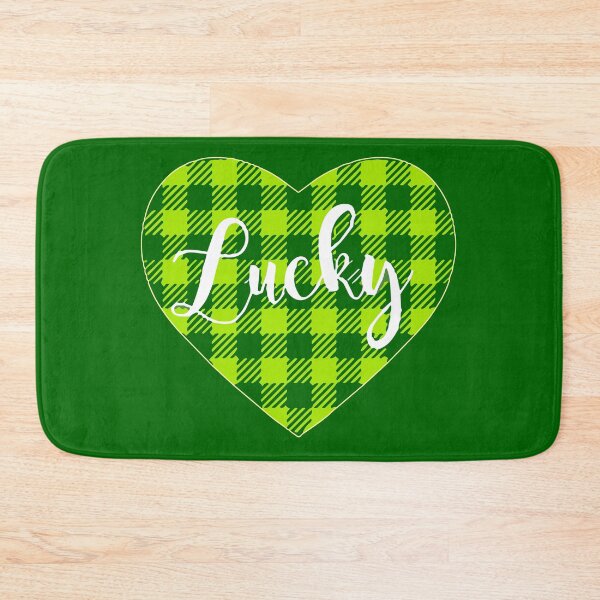 Item preview, Fortunate Hearts: 'Lucky' in Love with Green Clover Heart Design Update designed and sold by FebricFusion.