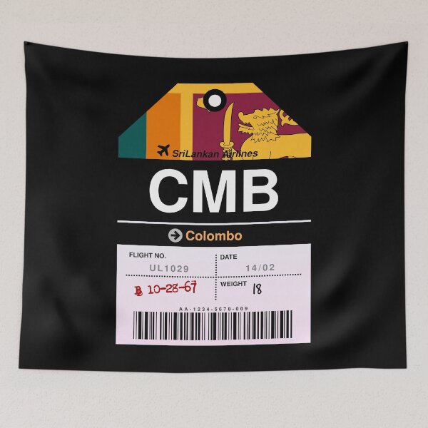 Item preview, Colombo Airline Luggage Tag designed and sold by RabbitK.