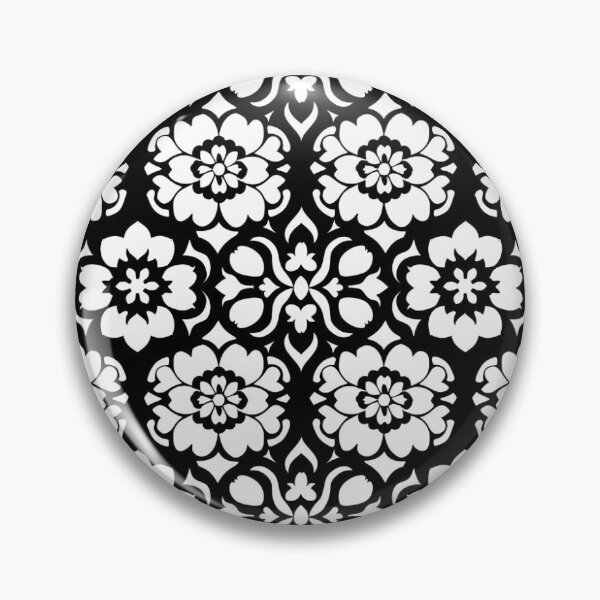 Artikelvorschau, Royal Flower Greyscales Pattern entworfen und verkauft von DreamBackDrops.