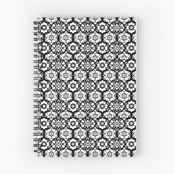 Item preview, Royal Flower Greyscales Pattern designed and sold by DreamBackDrops.