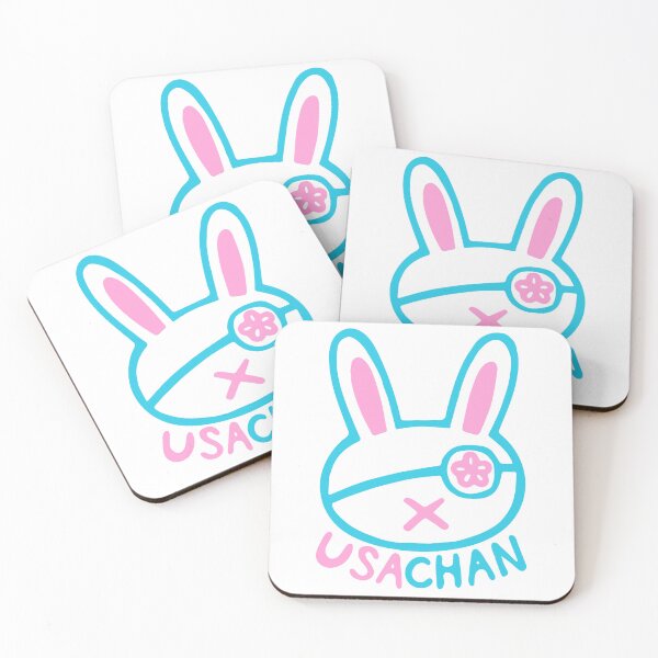 Item preview, Usachan bunny Pink/Blue designed and sold by RaspberryStud.