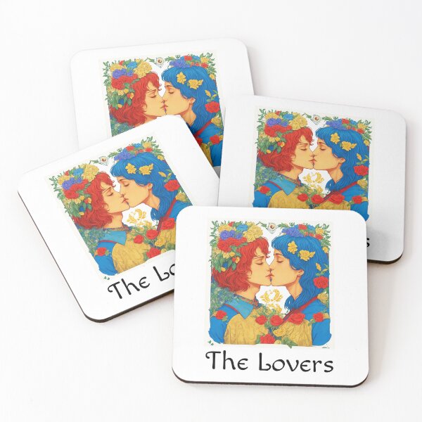Item preview, Major Arcana The Lovers Tarot Card Symbol designed and sold by Pixel Waite.