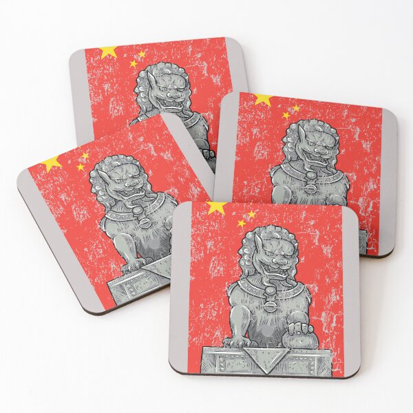 Item preview, Chinese Statue Sticker/Tee designed and sold by Syzygy Designs.