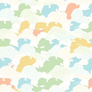 Artwork thumbnail, Sky Ripples Pattern by DreamBackDrops