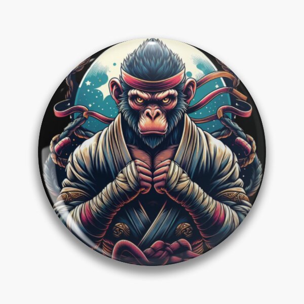 Item preview, monkey karateka  designed and sold by Laimiboz-art.