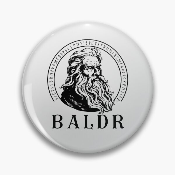 Item preview, Baldr Viking God of light Norse Mythology and runes designed and sold by Lady-Frost.