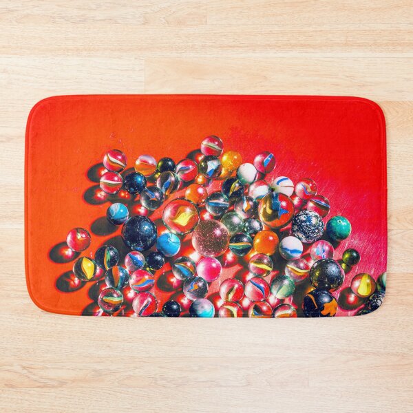 Item preview, Marbles on vibrant red designed and sold by pepinodemarst.