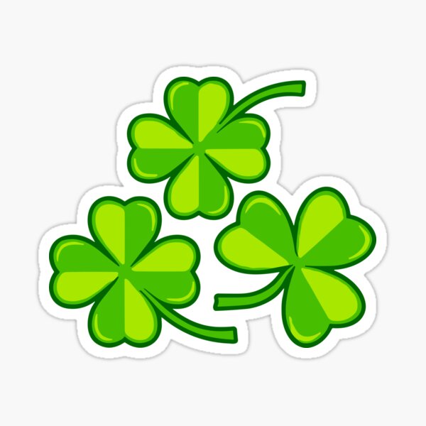 Item preview, Triple Clover Delight: A Trio of Luck for St. Patrick's Day Celebrations designed and sold by FebricFusion.