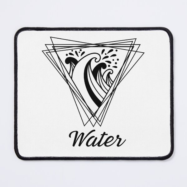 Item preview, Water Element (Black) designed and sold by MyBrainToday.