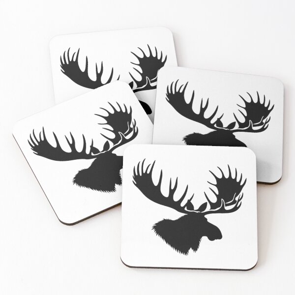 Item preview, Moose Silhoutte| Wild Animals | Silhoutte Animals designed and sold by SnuggleSafari.