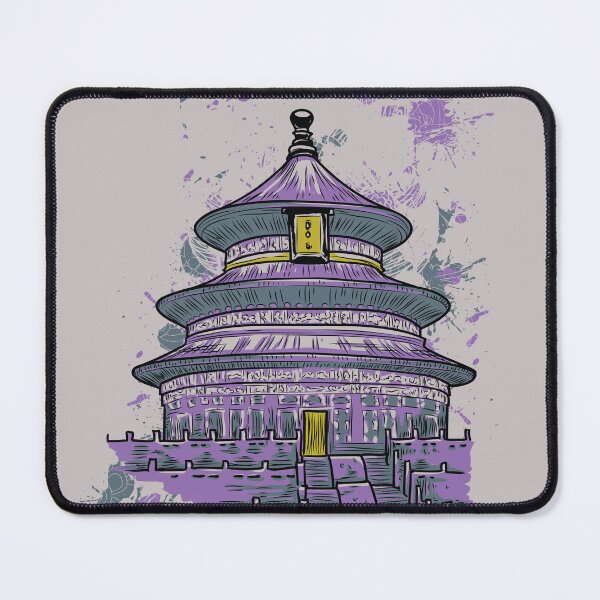 Item preview, Buddhist Temple Sticker/Tee designed and sold by Syzygy Designs.