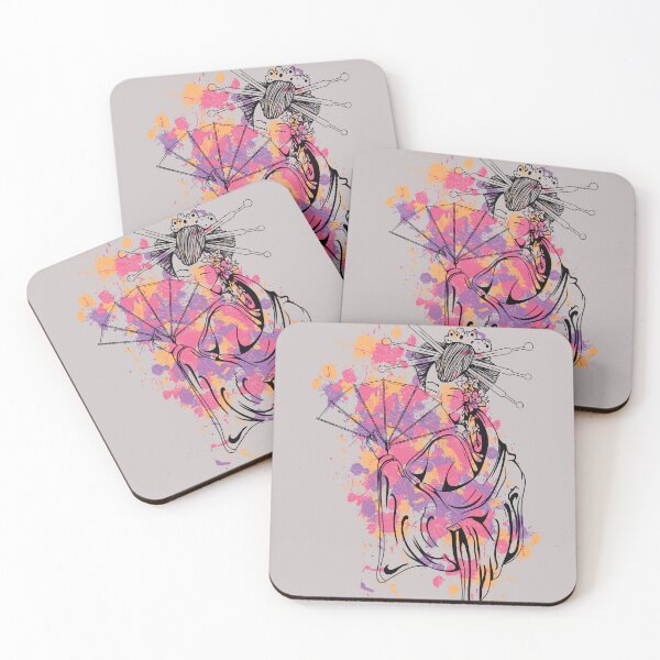 Item preview, Kimono Girl Sticker/Tee designed and sold by Syzygy Designs.