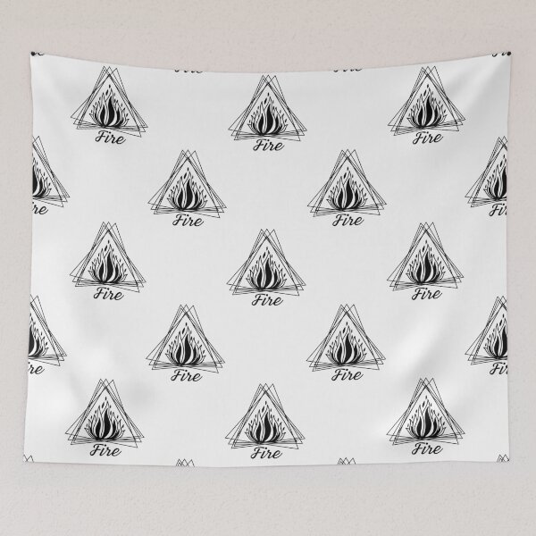 Item preview, Fire Element (Black) designed and sold by MyBrainToday.
