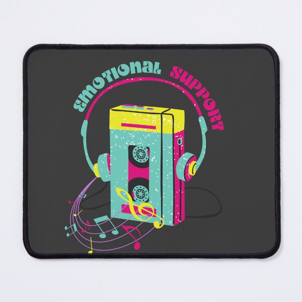 Item preview, Emotional support music walkmen retro art designed and sold by BosskaDesign.