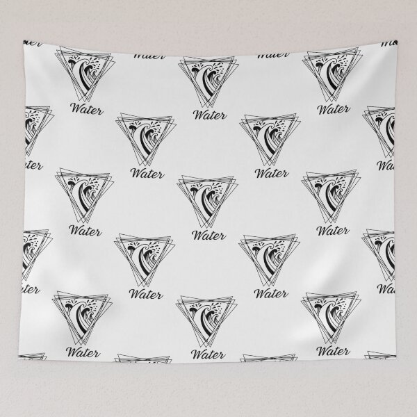 Item preview, Water Element (Black) designed and sold by MyBrainToday.