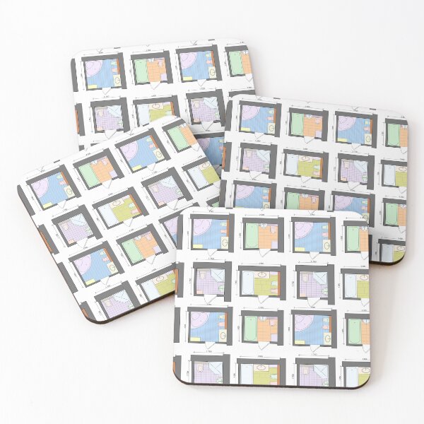 Item preview, Apartment bathroom floor plans and layouts designed and sold by Familyshmot.