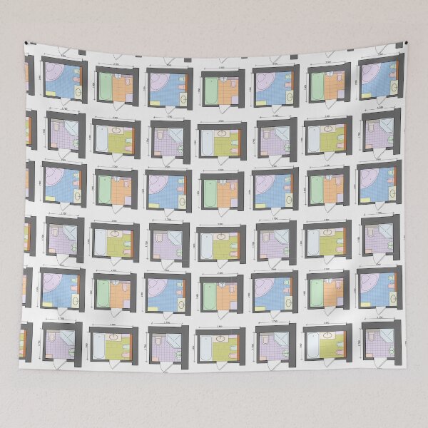 Item preview, Apartment bathroom floor plans and layouts designed and sold by Familyshmot.
