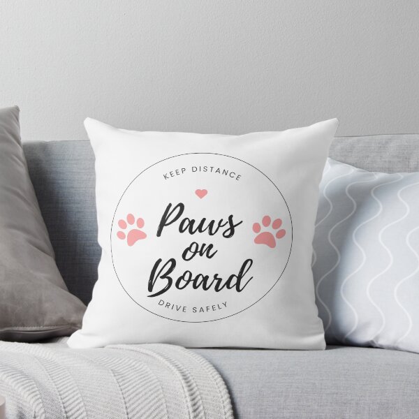 Item preview, Paws on Board Sticker for Cars and Vehicles  designed and sold by crazymessygirl.
