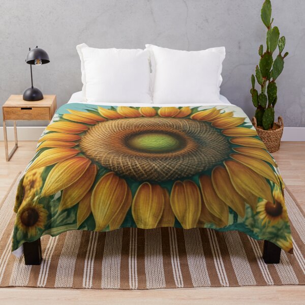 Artikelvorschau, Sonnenblumendruck 3 entworfen und verkauft von Random Designs.