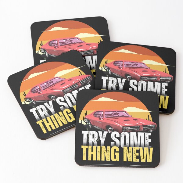 Item preview, Try Some Thing New Car Red Creativity Bold Design  designed and sold by Vignola7.