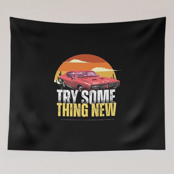 Item preview, Try Some Thing New Car Red Creativity Bold Design  designed and sold by Vignola7.