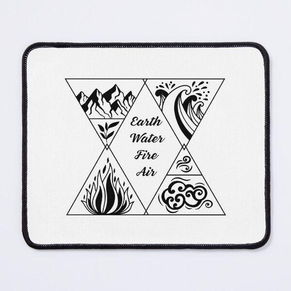Item preview, Four Elements (Black) designed and sold by MyBrainToday.