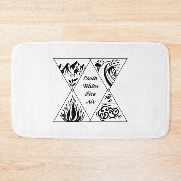 Item preview, Four Elements (Black) designed and sold by MyBrainToday.