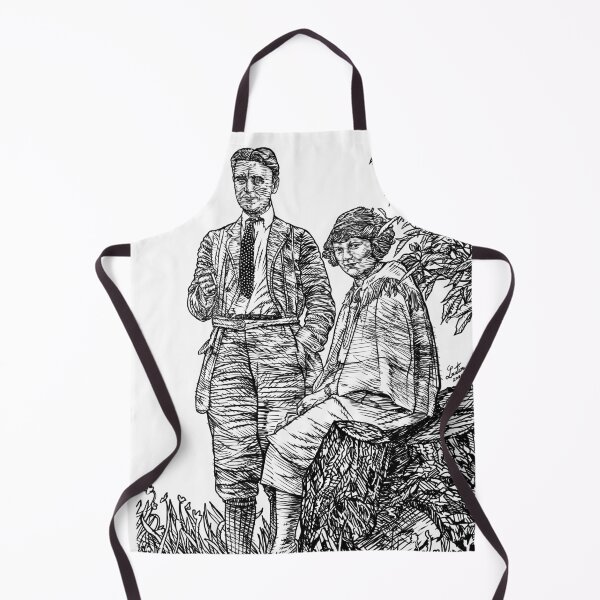 Item preview, ZELDA and F. SCOTT FITZGERALD ink portrait .1 designed and sold by lautir.