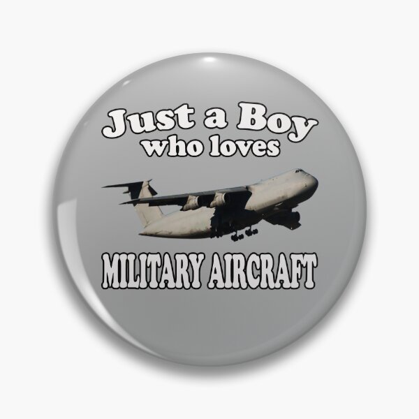 Item preview, Just A Boy Who Loves C-5 Galaxy Transport Military Aircraft Fighter Pilot Aviator designed and sold by ArtStudioKY.