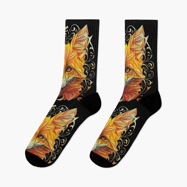 Item preview, Golden fox art  designed and sold by asmaa gamal.